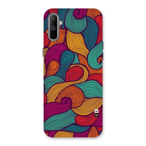 Whimsical Colors Back Case for Realme C3