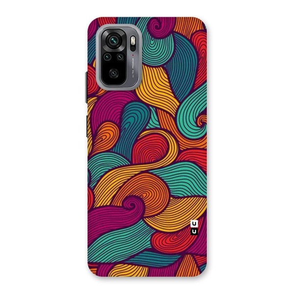 Whimsical Colors Back Case for Redmi Note 10
