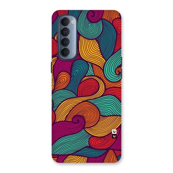 Whimsical Colors Back Case for Reno4 Pro