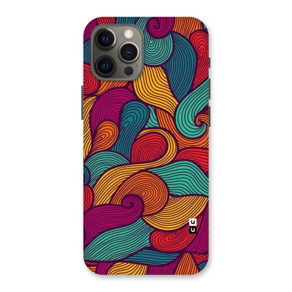 Whimsical Colors Back Case for iPhone 12 Pro Max