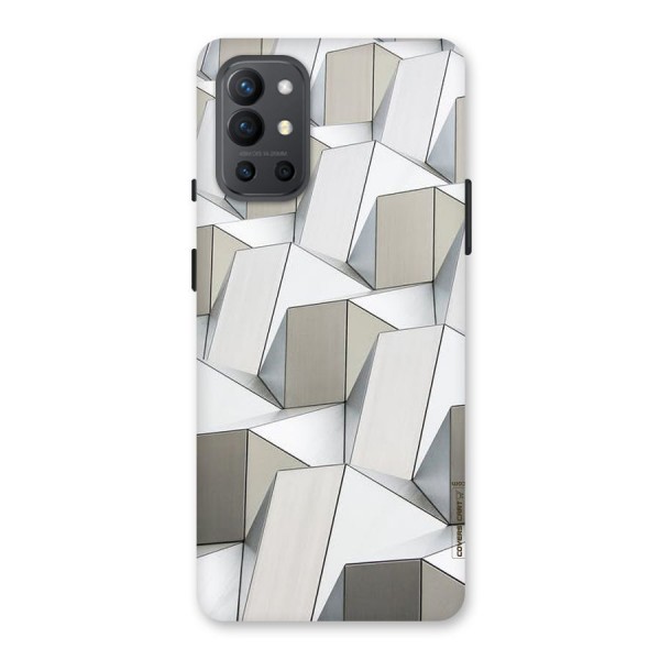 White Abstract Art Back Case for OnePlus 9R