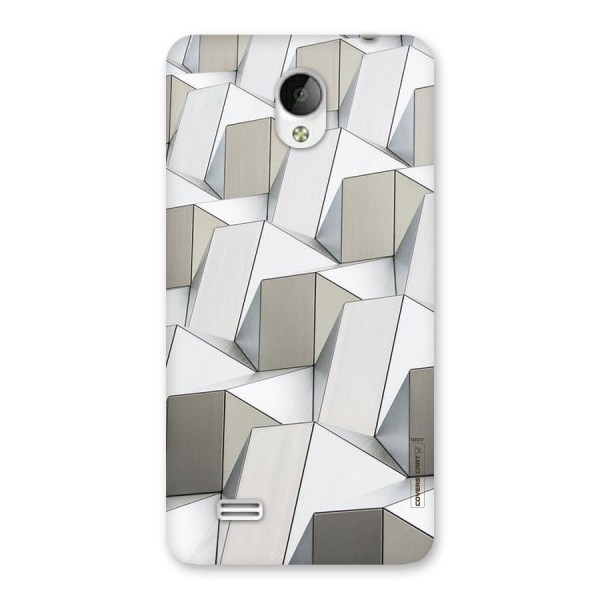 White Abstract Art Back Case for Vivo Y21
