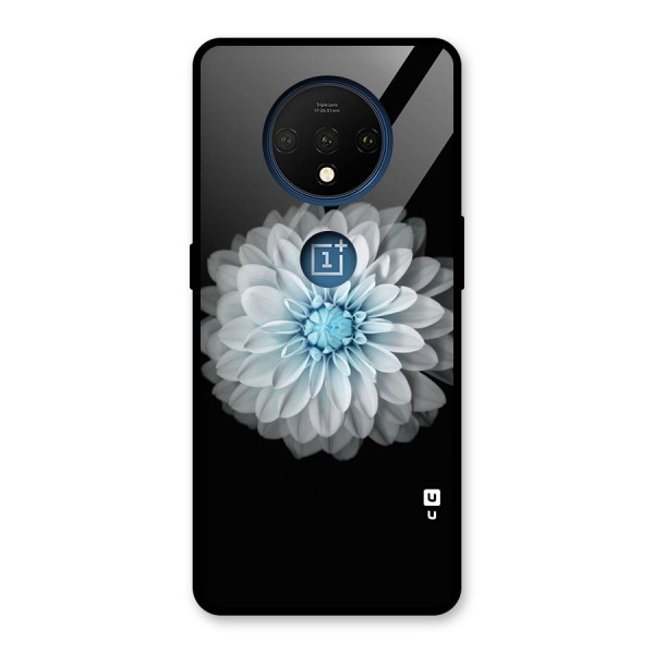 White Bloom Glass Back Case for OnePlus 7T