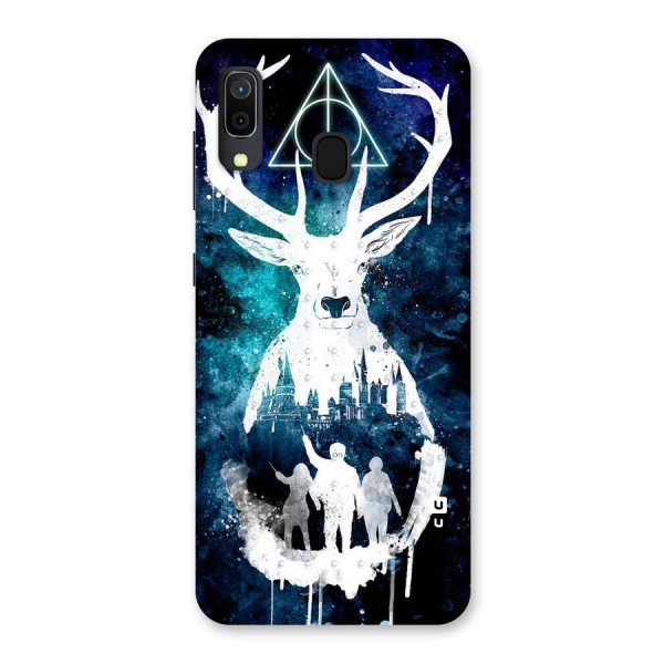 White Deer Back Case for Galaxy A30