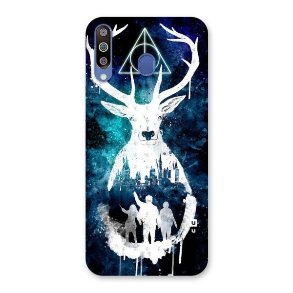 White Deer Back Case for Galaxy M30