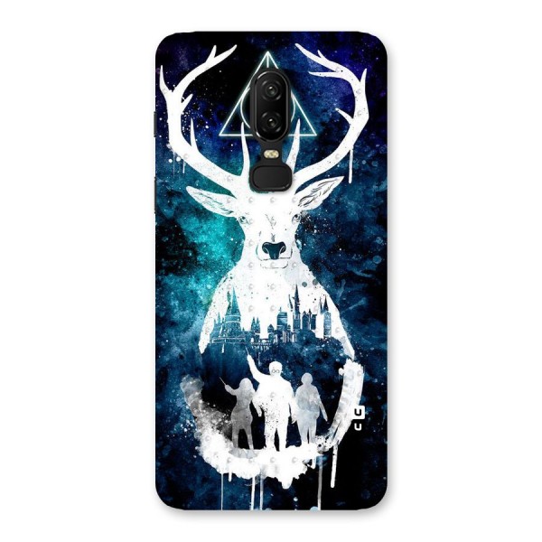 White Deer Back Case for OnePlus 6