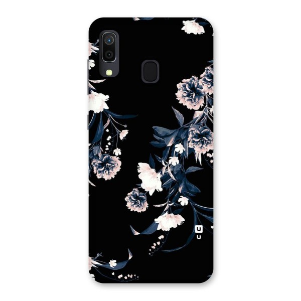 White Flora Back Case for Galaxy A20