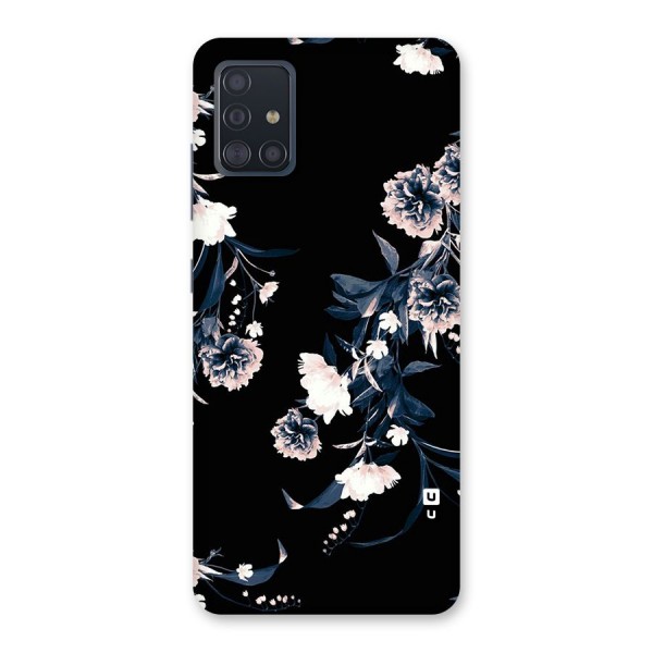 White Flora Back Case for Galaxy A51