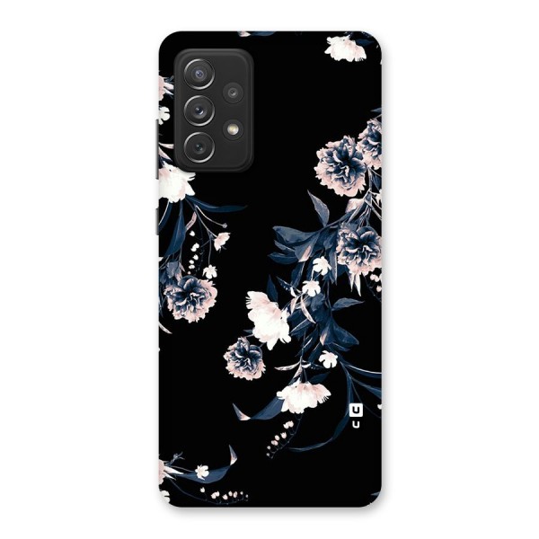 White Flora Back Case for Galaxy A72