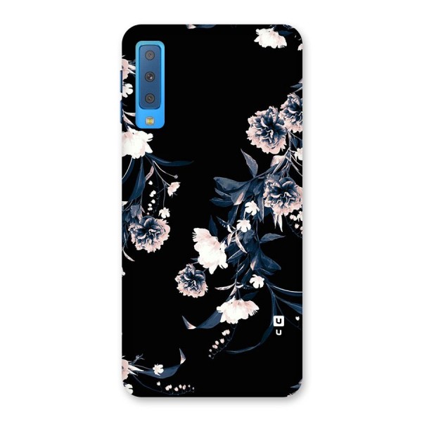 White Flora Back Case for Galaxy A7 (2018)
