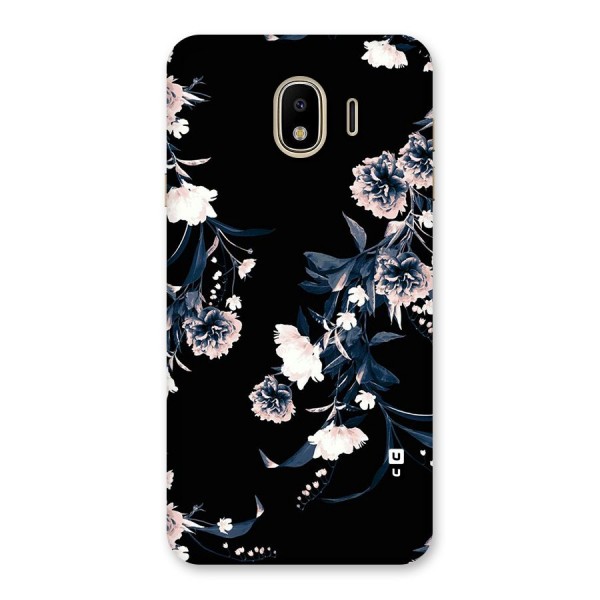 White Flora Back Case for Galaxy J4
