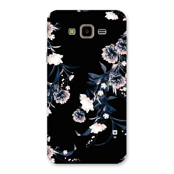 White Flora Back Case for Galaxy J7 Nxt