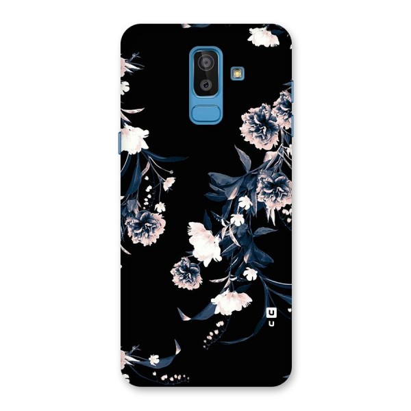 White Flora Back Case for Galaxy J8