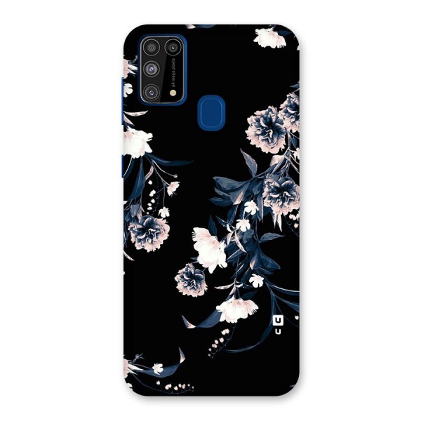 White Flora Back Case for Galaxy M31