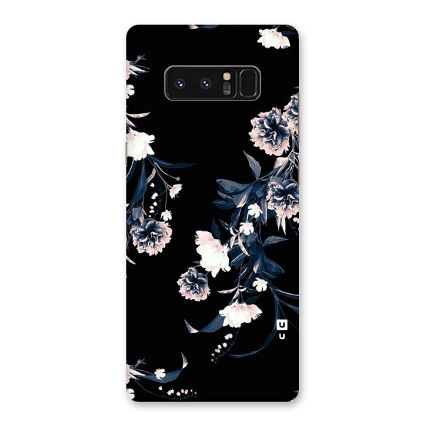 White Flora Back Case for Galaxy Note 8