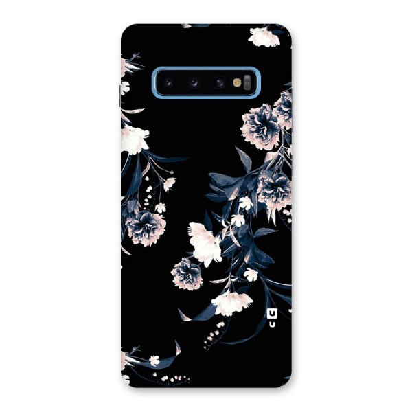 White Flora Back Case for Galaxy S10 Plus