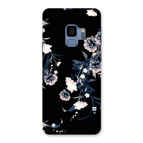White Flora Back Case for Galaxy S9