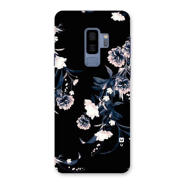 White Flora Back Case for Galaxy S9 Plus