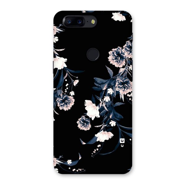 White Flora Back Case for OnePlus 5T