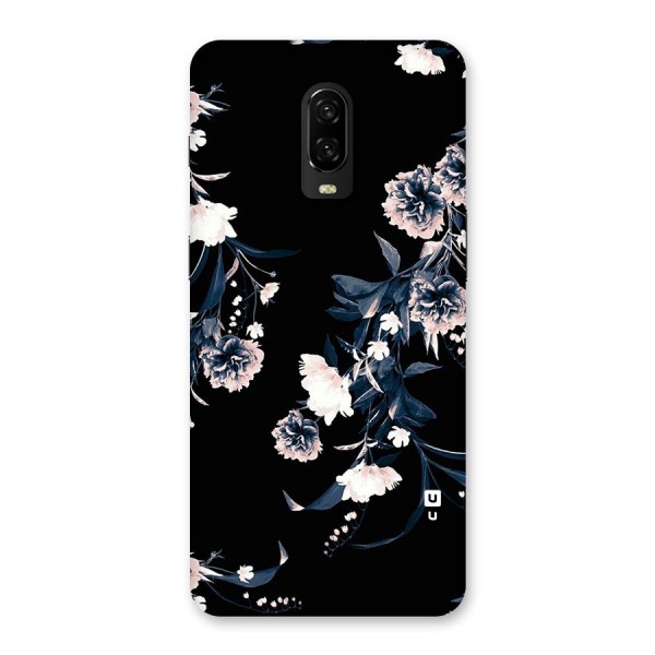 White Flora Back Case for OnePlus 6T