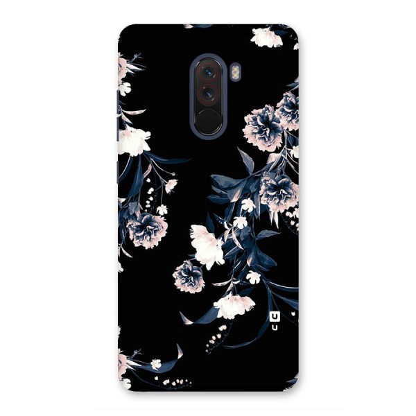 White Flora Back Case for Poco F1