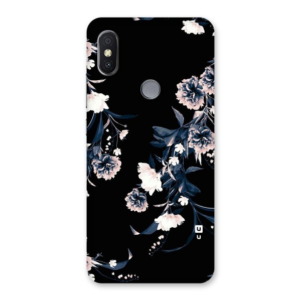 White Flora Back Case for Redmi Y2