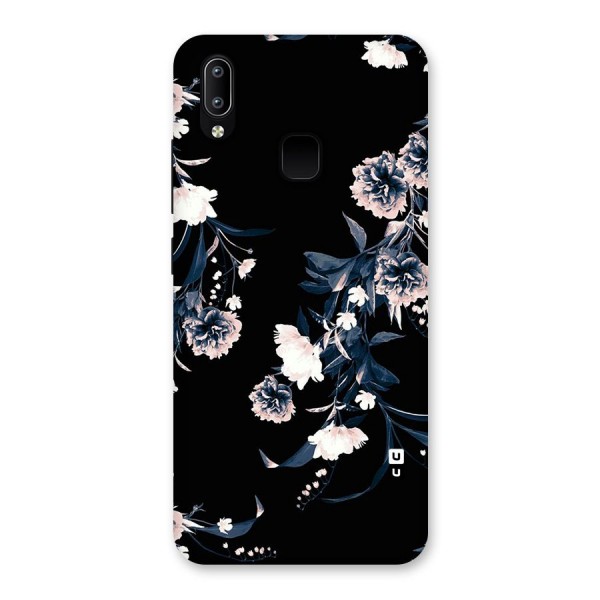 White Flora Back Case for Vivo Y93