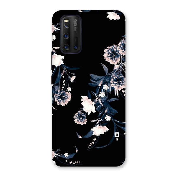 White Flora Back Case for Vivo iQOO 3