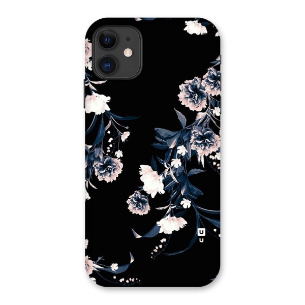 White Flora Back Case for iPhone 11