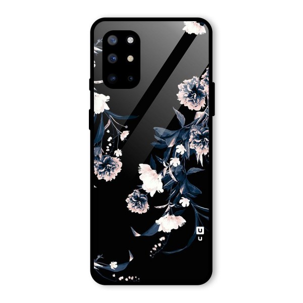 White Flora Glass Back Case for OnePlus 8T