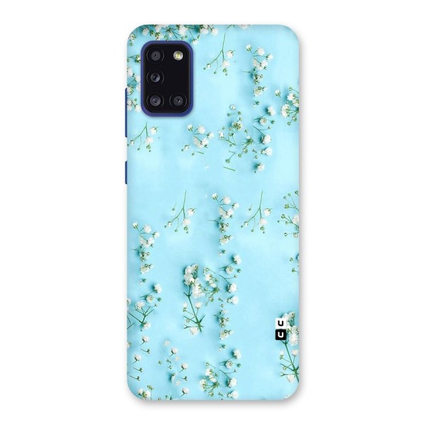 White Lily Design Back Case for Galaxy A31