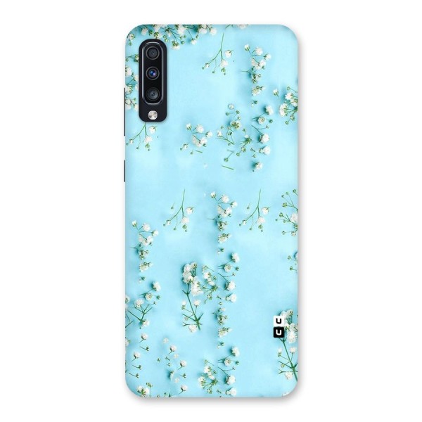 White Lily Design Back Case for Galaxy A70
