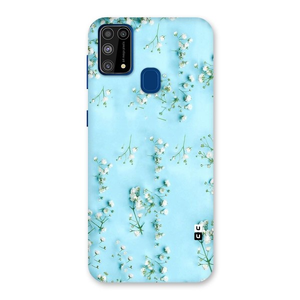 White Lily Design Back Case for Galaxy M31