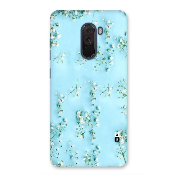 White Lily Design Back Case for Poco F1