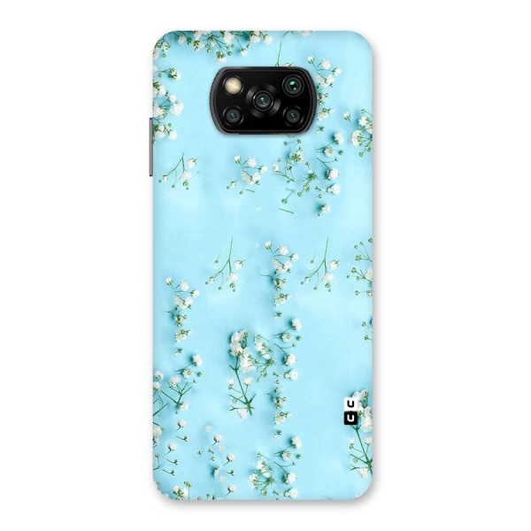 White Lily Design Back Case for Poco X3