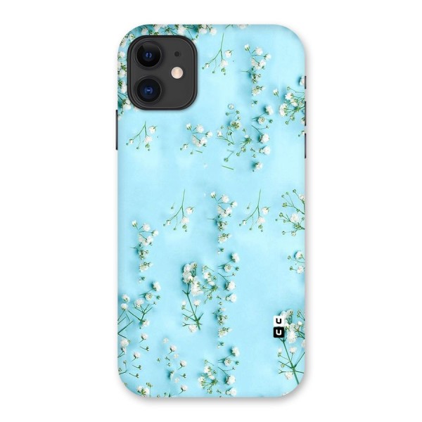 White Lily Design Back Case for iPhone 11