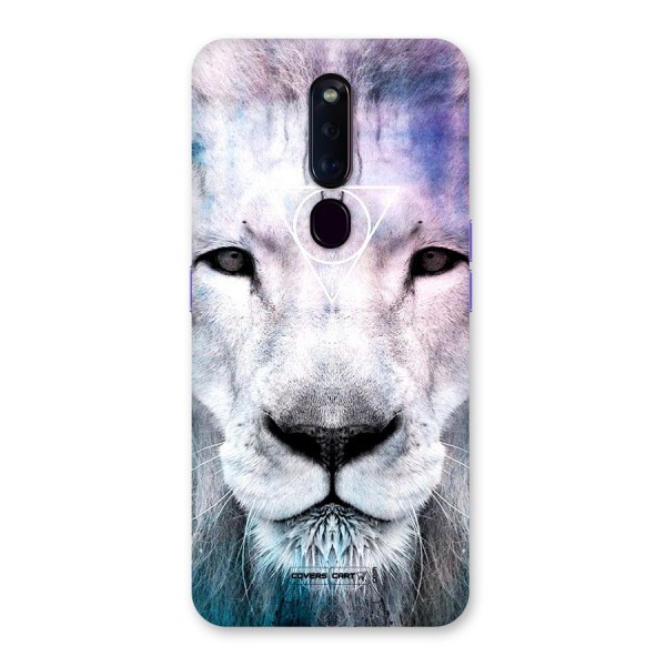 White Lion Back Case for Oppo F11 Pro