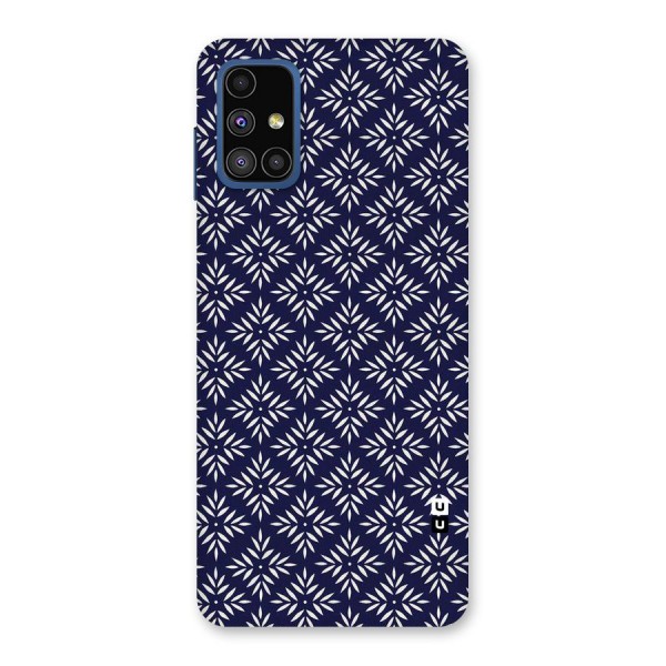 White Petals Pattern Back Case for Galaxy M51