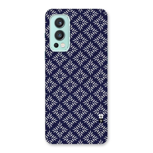 White Petals Pattern Back Case for OnePlus Nord 2 5G