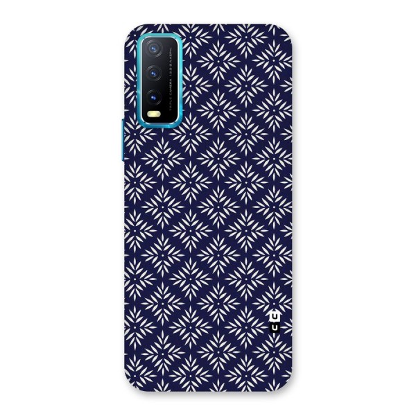 White Petals Pattern Back Case for Vivo Y20