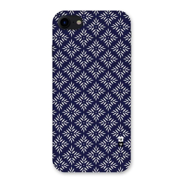 White Petals Pattern Back Case for iPhone SE 2020