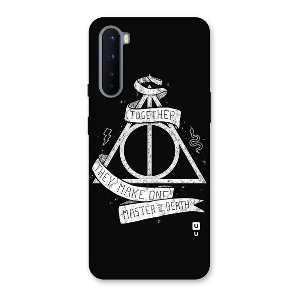 White Ribbon Back Case for OnePlus Nord