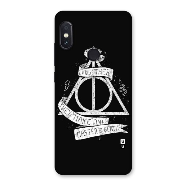 White Ribbon Back Case for Redmi Note 5 Pro