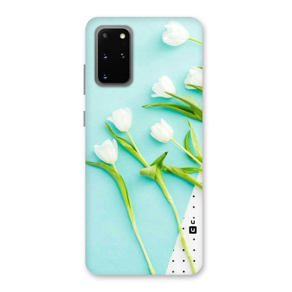 White Tulips Back Case for Galaxy S20 Plus