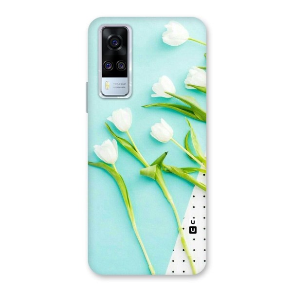 White Tulips Back Case for Vivo Y31