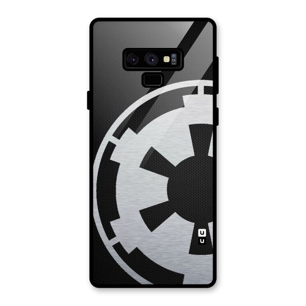 White Wheel Glass Back Case for Galaxy Note 9