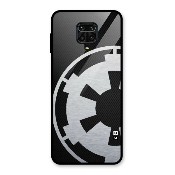 White Wheel Glass Back Case for Redmi Note 9 Pro Max