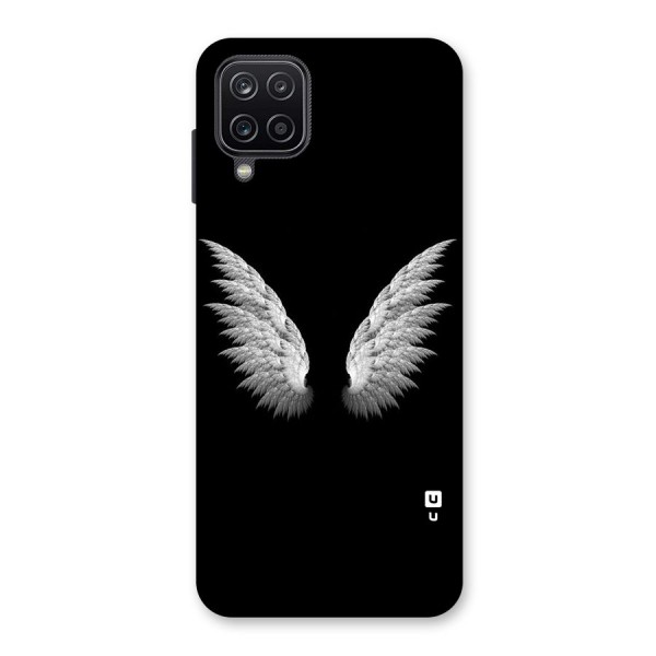 White Wings Back Case for Galaxy A12