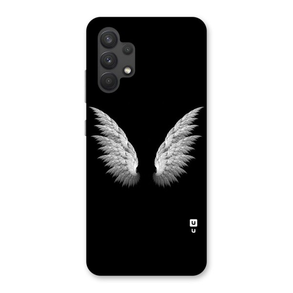 White Wings Back Case for Galaxy A32