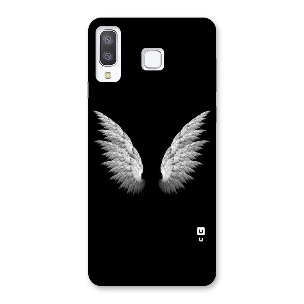 White Wings Back Case for Galaxy A8 Star